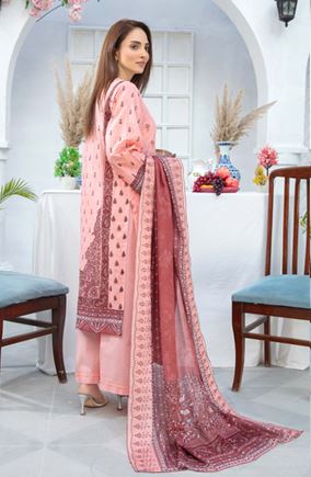 NORA HAYA 05 Lawn Embroidery Suit With Fancy embroidery Dupatta
