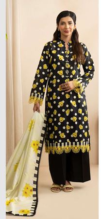 WUS25X20544 Digital Printed Lawn Suit 2PC