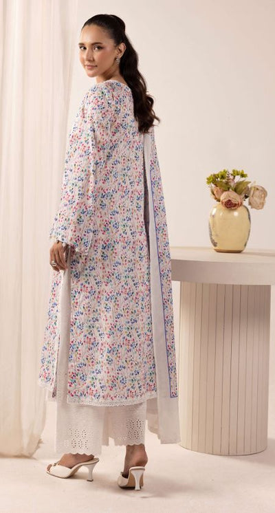 PRINTKARI MAHEES 05 Print Lawn Shirt With  Embroidery trousers and printed Dupatta