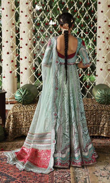 SHAHNAI AFROZEH ZANZAR AFS-25-05 UNSTITCHED RAW SILK EMBROIDERED SUIT WITH NET DYED DIAMONDTES DUPATTA
