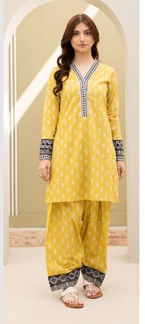 WUS25X20170 Digital Printed Embroidered Lawn Suit 2pc