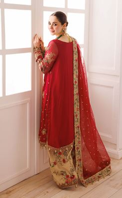 CHARIZMA DJ5-05 Premium Embroidered & Hand work Formal Chiffon Collection with Embroidered Dupatta