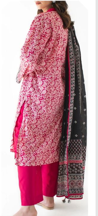 ORIENT OTL-24-340 Print Lawn Suit 3 piece