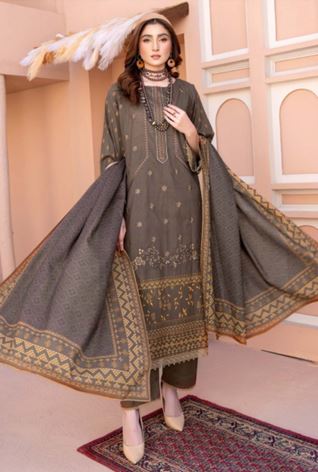 MAAHE HAYA 03 Lawn Embroidery suit with fancy Dupatta