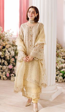 CHARIZMA DJ5-06 Premium Embroidered & Hand work Formal Chiffon Collection with Embroidered Dupatta