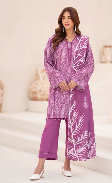 LA VIE HUMDUM 06 Premium Printed Khaddar Collection with Same Fabric Shawl