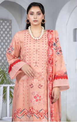 NOIR BIN RASHID ART-06 DIGITAL VISCOSE Embroidery Suit with Embroidery Dupatta