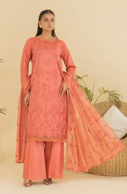 LAAJ FANTAK V/1 D 06 Doriya Viscose Embroidery Suit with Chiffon Embroidery Dupatta