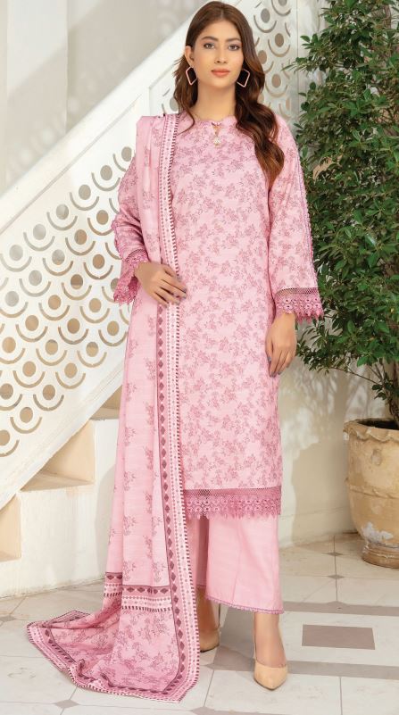 Pashmina Print suit with Print Shawl