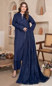 AAINA BR 06 Supreme Zari WOOL Suit with Jacquard Wooly Shawl