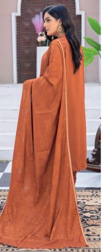 GULAL BIN RASHID 06 Premium Zari Wool Suit with Jacquard Wool Shawl