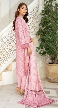 Pashmina Print suit with Print Shawl