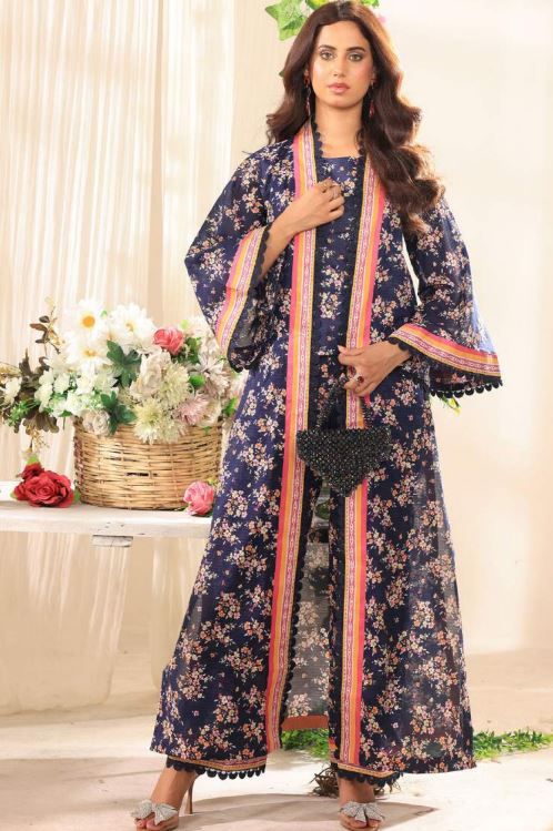 Allover print suit 2 pieces