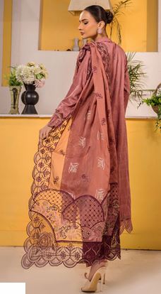 AALAYA PREMIUM V/04 02 Lawn Embroidery Suit With Fancy embroidery Dupatta