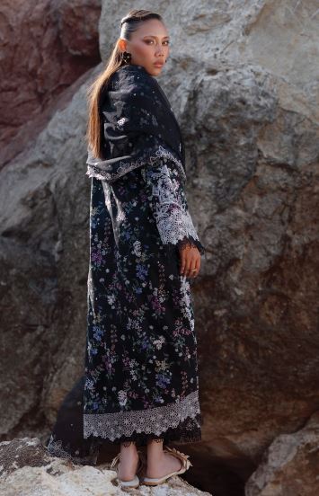 SAFFRON JASPER AL-25-V3-06 Lawn Embroidery suit with fancy Dupatta