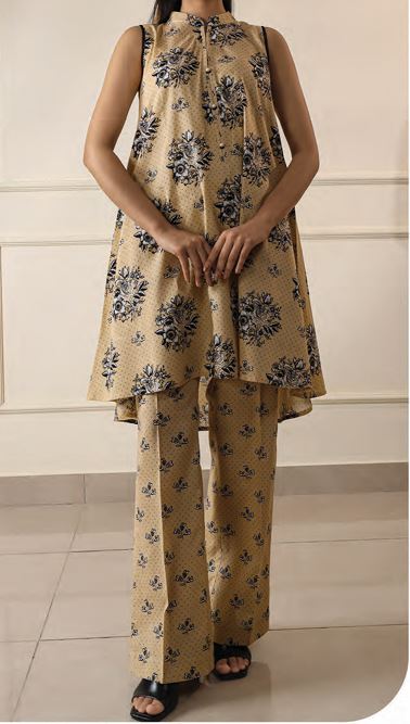 SAYA U07-25212-04A Print Lawn 2 piece suit