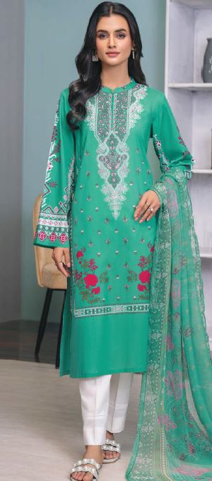 Limelight Summer Unstitched Printed Lawn 2Pc Suit