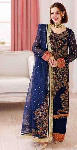 CHARIZMA DJ5-07 Premium Embroidered & Hand work Formal Chiffon Collection with Embroidered Dupatta