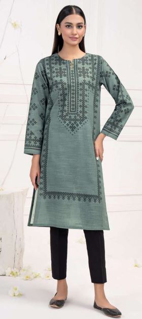 Printed Khaddar Shirt 1pc