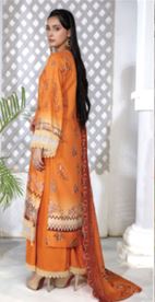 NOIR BIN RASHID ART-07 DIGITAL VISCOSE Embroidery Suit with Embroidery Dupatta