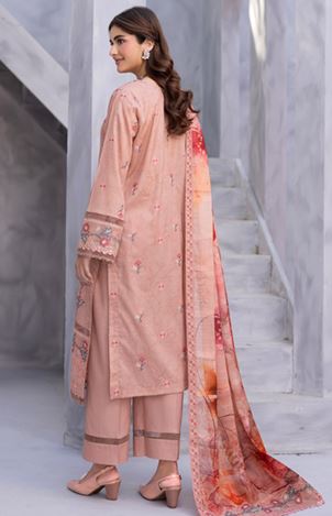 DIL E MOMIN ABISHA V/40 10 Luxury Lawn Embroidery Suit With Fancy Crinkle Embroidery Dupatta