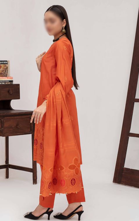 RANG REZA FATIMAS V/1838 08 Lawn Embroidery Suit With Koil Embroidery Dupatta
