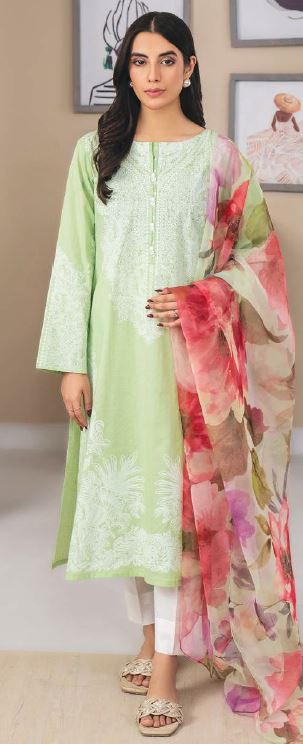 Limelight Summer Unstitched Printed Lawn 2Pc Suit