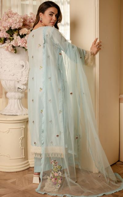 REET THAMES WHISPERING Embroidered Lawn Suit With Embroidered Dupatta 3 pc