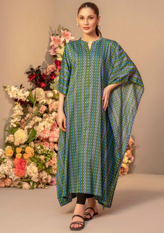U3109 GREEN Limelight Winter Linen Textured Shirt
