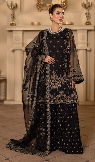 Luxury Formal Unstitched Collection with Handwork