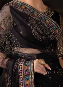 Embellished and embroidered luxury chiffon collection