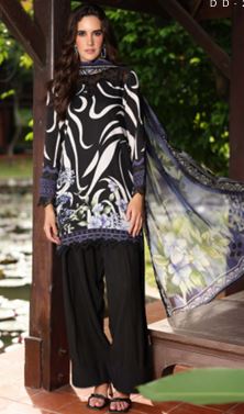 DAILY DELIGHTS NUREH DD-24 Embroidered slub linen viscose collection with bamber chiffon dupatta