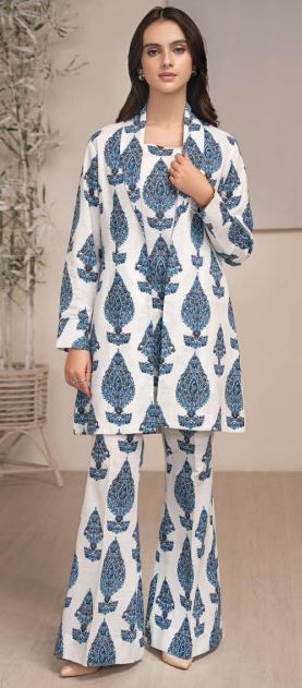 Printed Khaddar Shirt 1pc