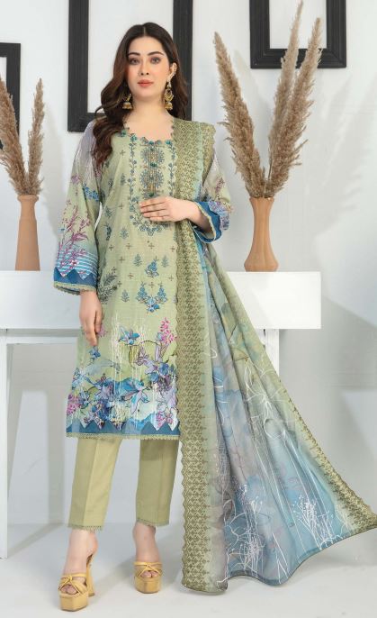 Mushq by Muntaha v/61 08 Luxury Dora Lawn Fancy Embroidery Shirt With Diamond Embroidery Cutwork Dupatta