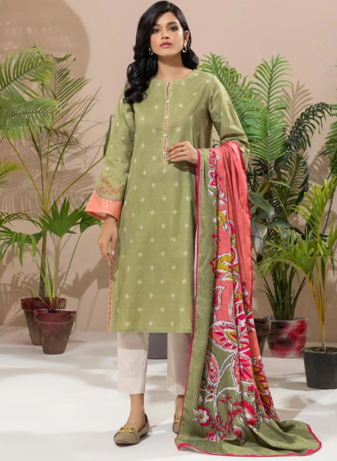 Limelight Winter Unstitched Printed Khaddar Suit 2PC