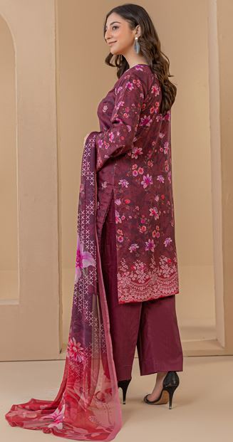 DASTAK PALWASHA V/36 08 Exclusive Digital Embroidery Viscose Shirt with Special Digital Printed Crinkle Dupatta