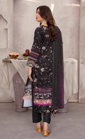 PRETTY ZM V/252 08 Lawn Embroidery Suit With Tarkashi Voil Dupatta