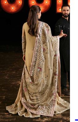 JHOOMRO NUREH NL-85 Luxury embellished and embroidered 4 peice chiffon collection with stiched duppata