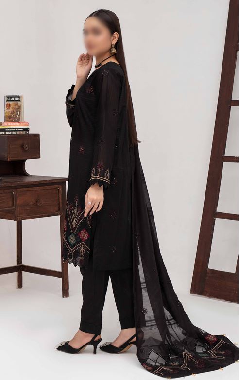 RANG REZA FATIMAS V/1838 01 Lawn Embroidery Suit With Koil Embroidery Dupatta