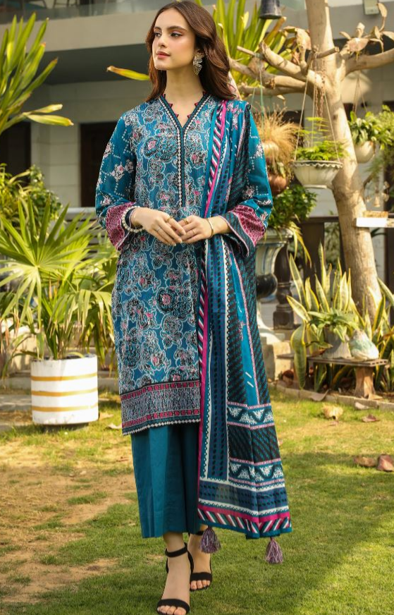 KOMAL PRINTS WITH PRINTED LAWN DUPATTA