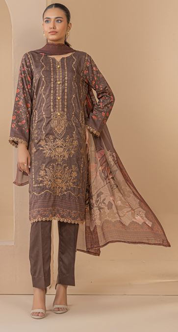 DASTAK PALWASHA V/36 09 Exclusive Digital Embroidery Viscose Shirt with Special Digital Printed Crinkle Dupatta