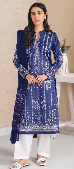 Limelight Summer Unstitched Printed Lawn 2Pc Suit