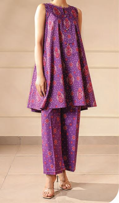 SAYA U07-25212-06B Print Lawn 2 piece suit