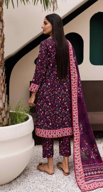 Khaddar Print Suit With Khaddar print dupatta