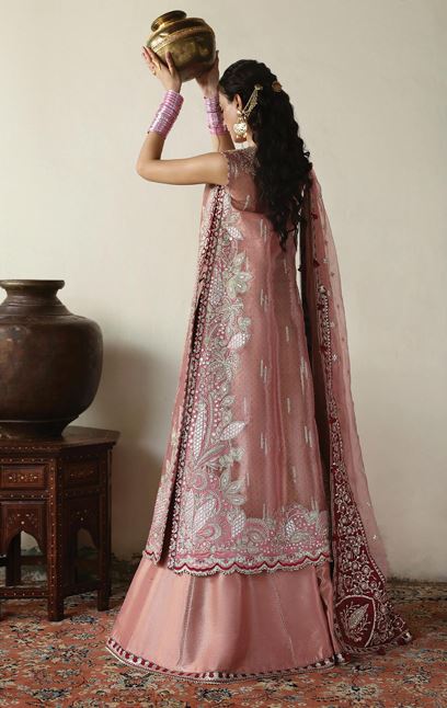 SHAHNAI AFROZEH ROSHAAN AFS-25-09 UNSTITCHED TISSUE ZARI DIGITAL PRINTED EMBROIDERED SUIT WITH NET ZARI EMBROIDERED DUPATTA