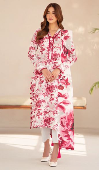 LA VIE HUMDUM 10 Premium Printed Khaddar Collection with Same Fabric Shawl