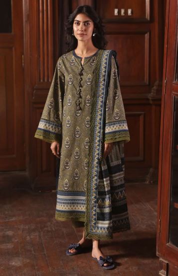 AJUBJ-37 Lawn Print Suit Collection