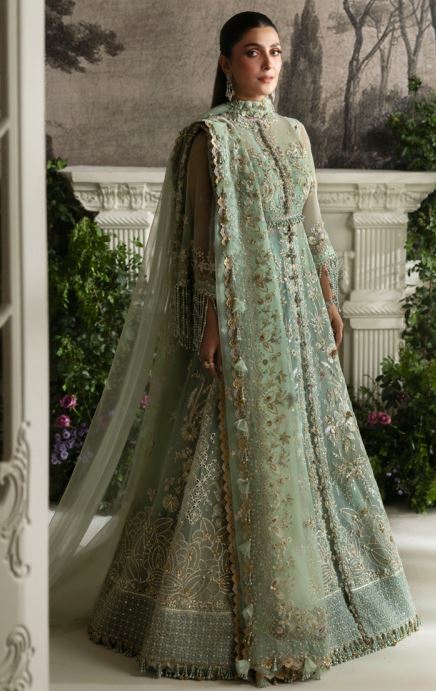 SEA OF SERENITY EC24-06 Embellished & Embroidered Suit With Embroidered Dupatta Running