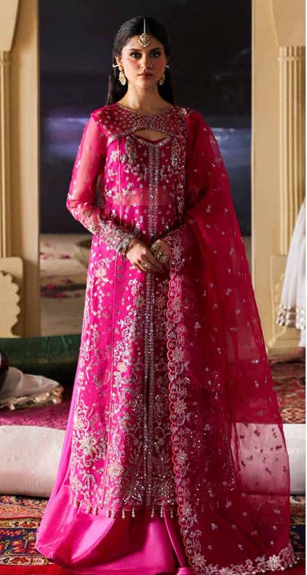 PAKEEZA MAHNUR PK-01 Embroidered Organza Suit With Embroidered Organza  Dupatta