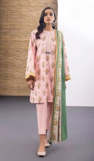 SAPPHIRE 2D-DAY22V0-3WS Lawn print 3 piece suit with lawn Dupatta